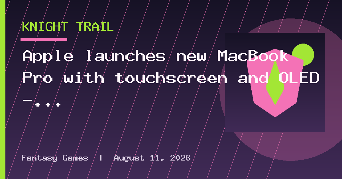 Apple launches new MacBook Pro with touchscreen and OLED — starts at $2,899