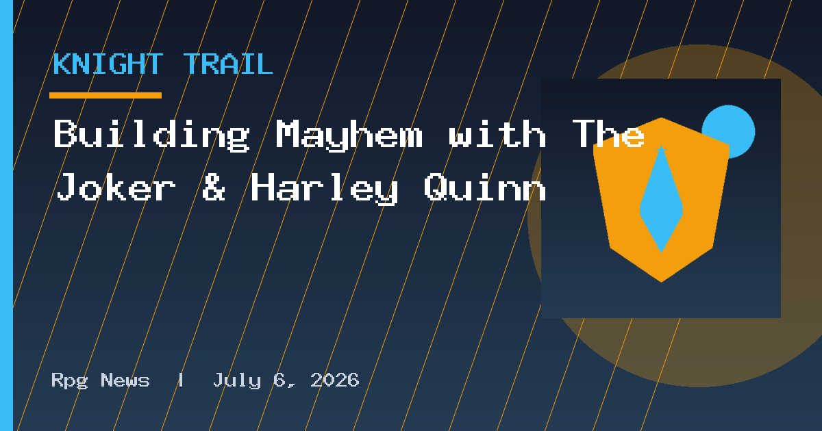 Building Mayhem with The Joker & Harley Quinn