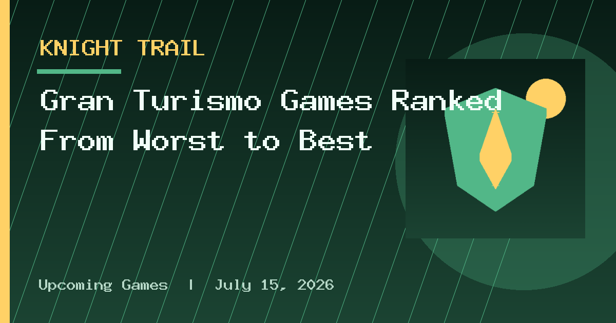 Gran Turismo Games Ranked From Worst to Best