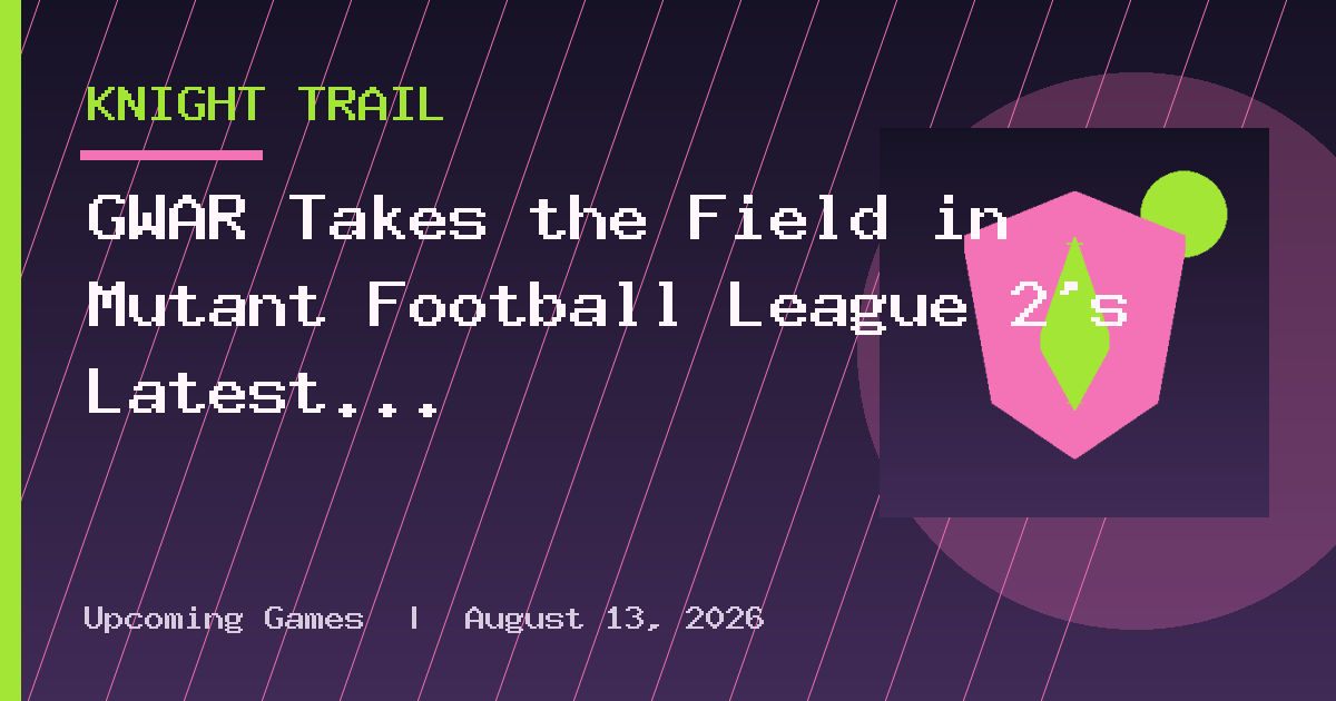GWAR Takes the Field in Mutant Football League 2's Latest DLC