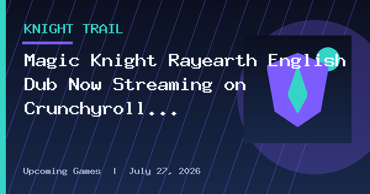 Magic Knight Rayearth English Dub Now Streaming on Crunchyroll