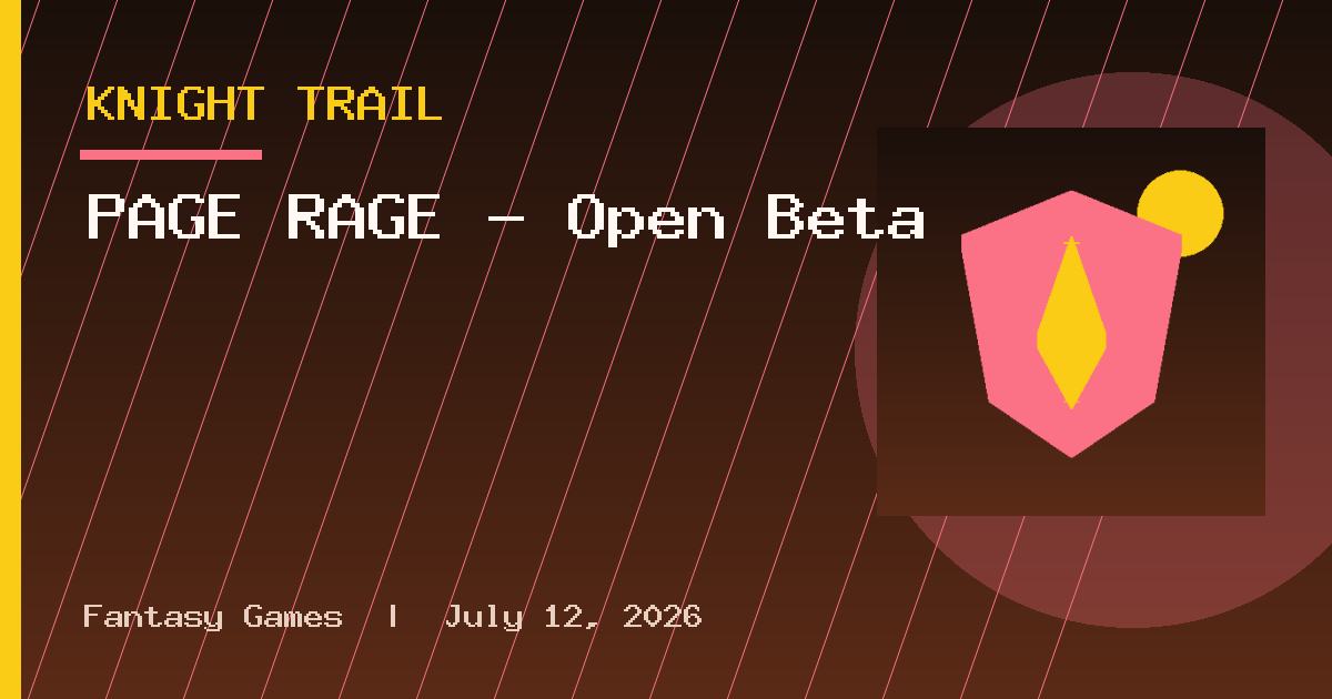 PAGE RAGE – Open Beta