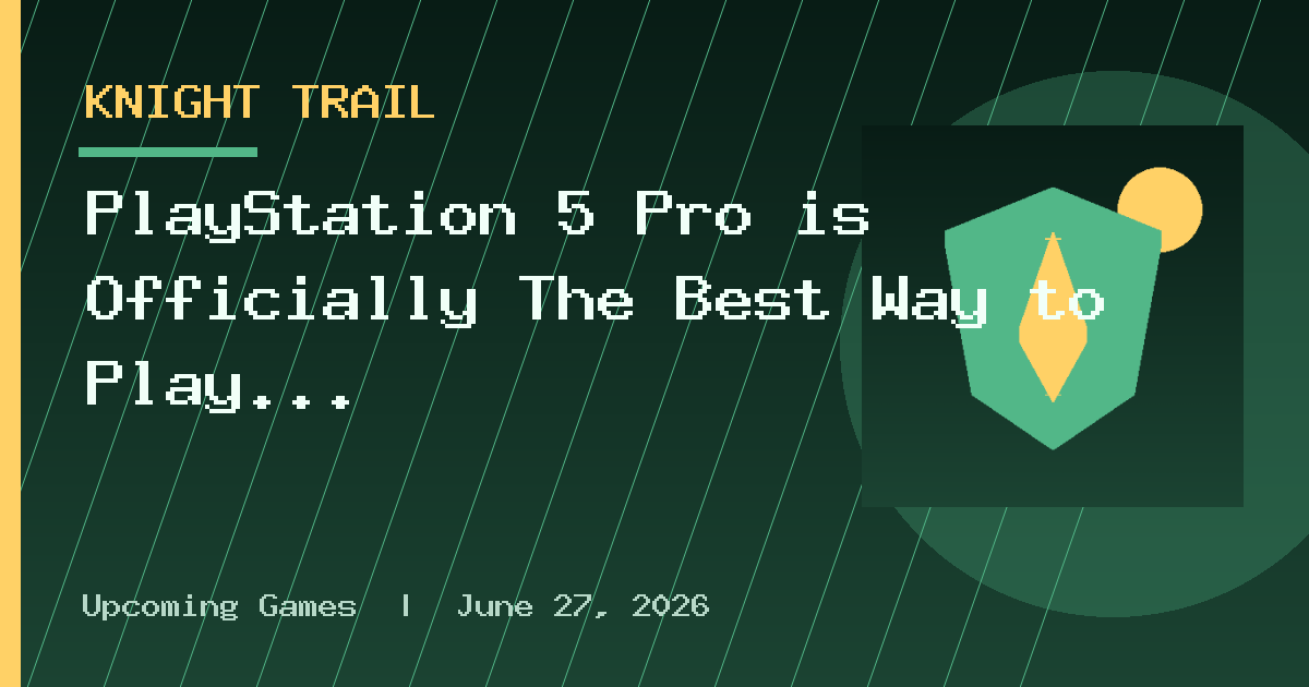 PlayStation 5 Pro is Officially The Best Way to Play Final Fantasy 7 Revelation