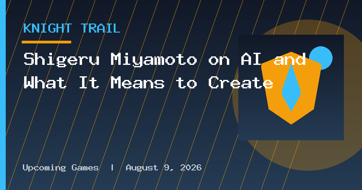 Shigeru Miyamoto on AI and What It Means to Create